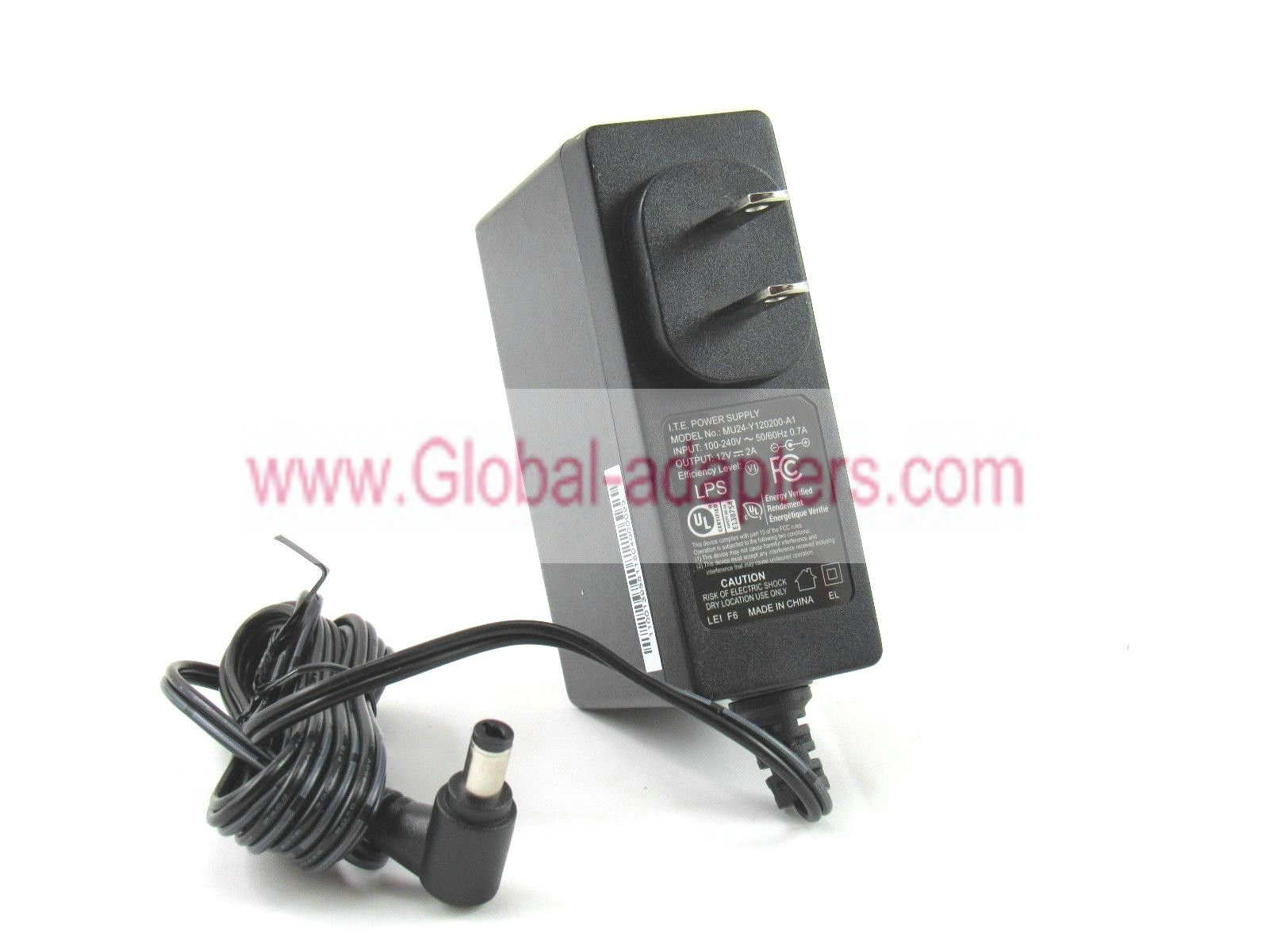 New I.T.E Power Supply MU24-Y120200-A1 0432-02L800 12V 2A AC Adapter New